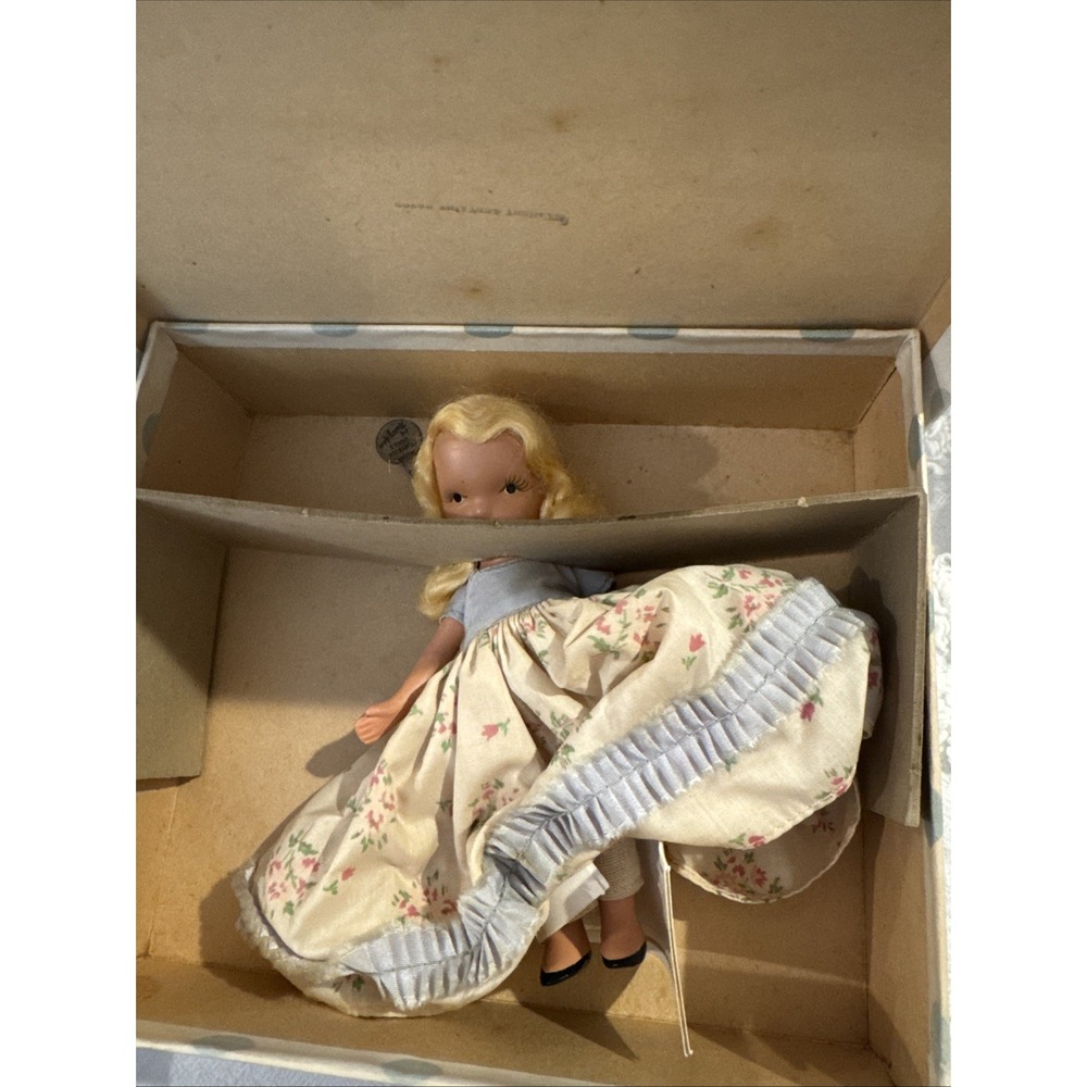 Nancy Ann Storybook Dolls Seasons Series Summer 91 1940s. With BOX. Stiff Legs